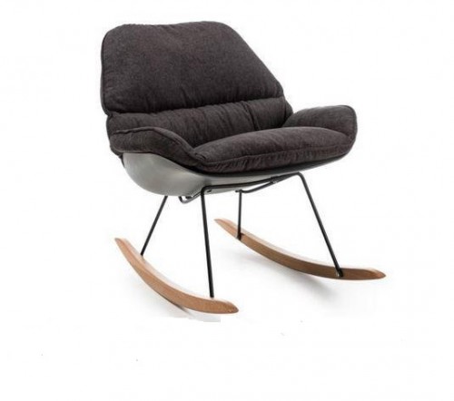 Крісло-гойдалка Alzano Графіт / Сірий Signal